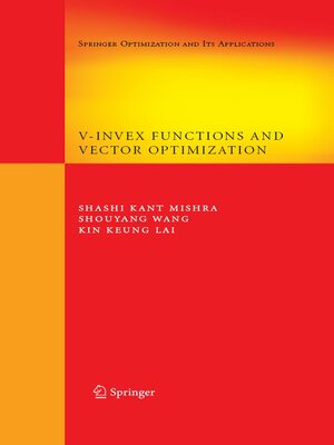 cover image of V-Invex Functions and Vector Optimization